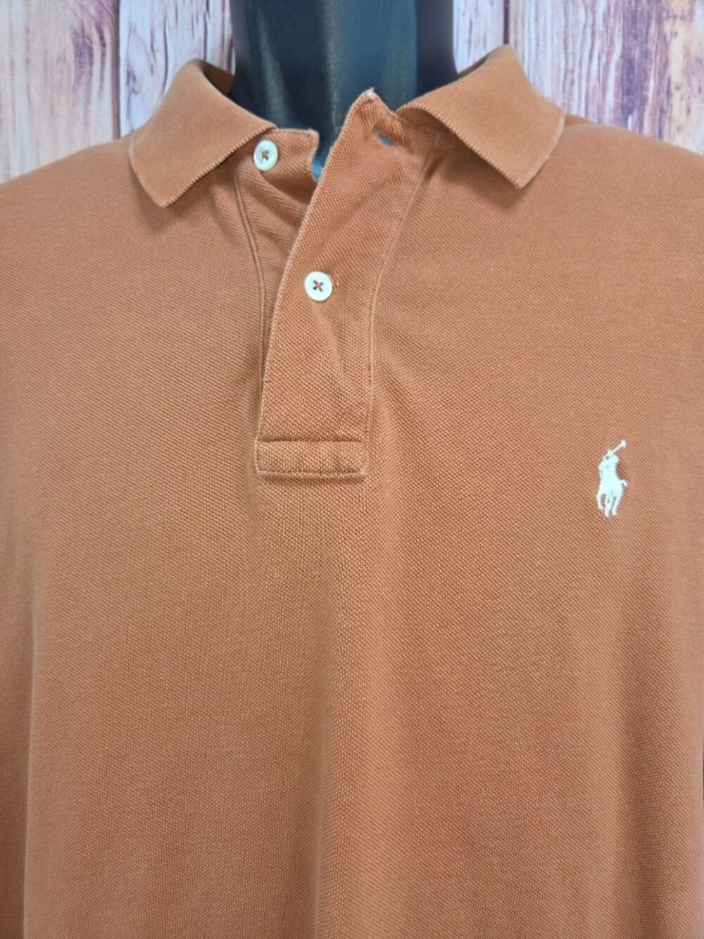 Polo Ralph Lauren Mens Burnt Orange Polo XL